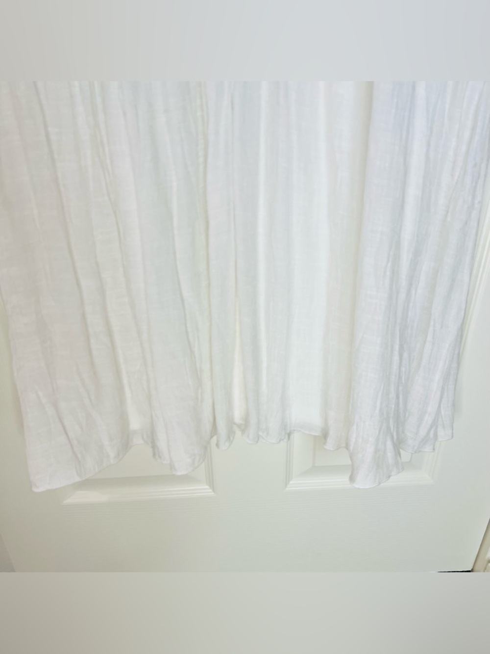 J Gee Elegant White Lace Empire-Waist Boho Maxi Dress Size Medium - Picture 10 of 14